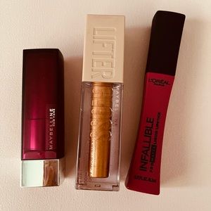 Maybelline and L’Oréal Lip Products